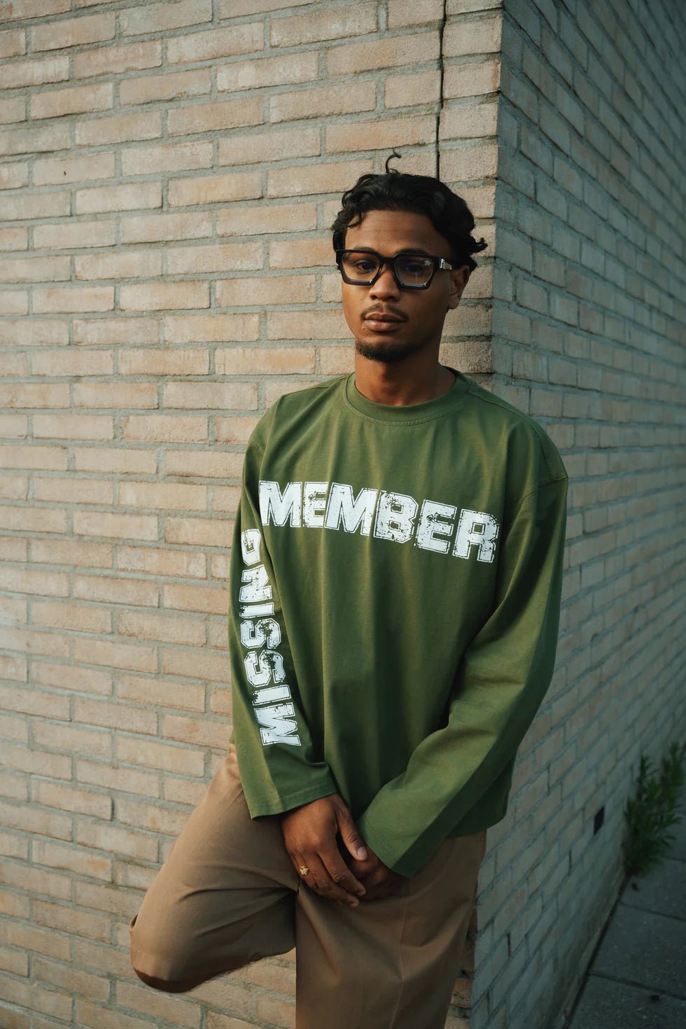 The Missing Piece - Longsleeve 3.0 (Army Green) - - Mentastore