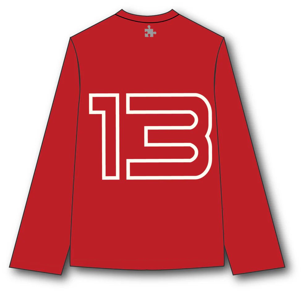 The Missing Piece - Longsleeve 3.0 (Racing Red) - - Mentastore