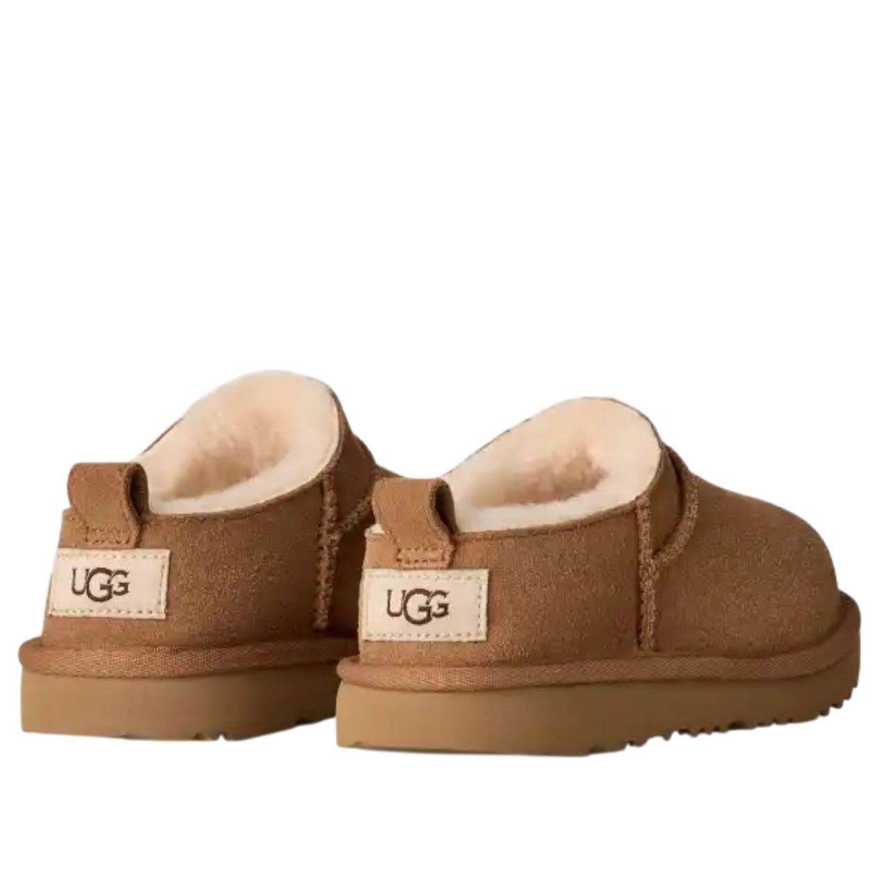 UGG Classic Micro Slipper Chestnut (Kids) - 1174410K-CHE - Mentastore