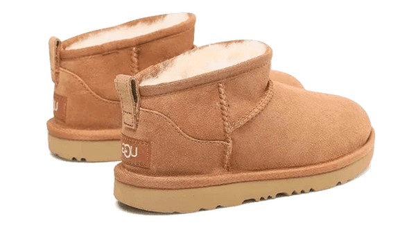UGG Classic Ultra Mini Chestnut (Kids) - 1130750K-CHE - Mentastore