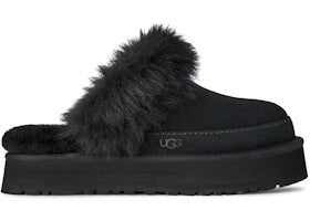 UGG Disquette Chalet Slipper Black (Women's) - 1173930-BLK - Mentastore