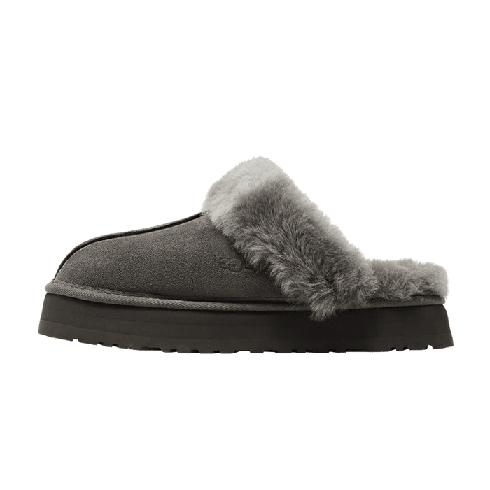 UGG Disquette Slipper Charcoal (Women's) - 1122550-CHRC - Mentastore