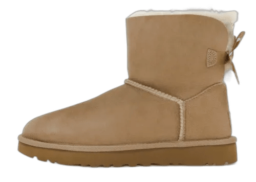 UGG Mini Bailey Bow II Sand (Women's) - 1016501-SAN - Mentastore