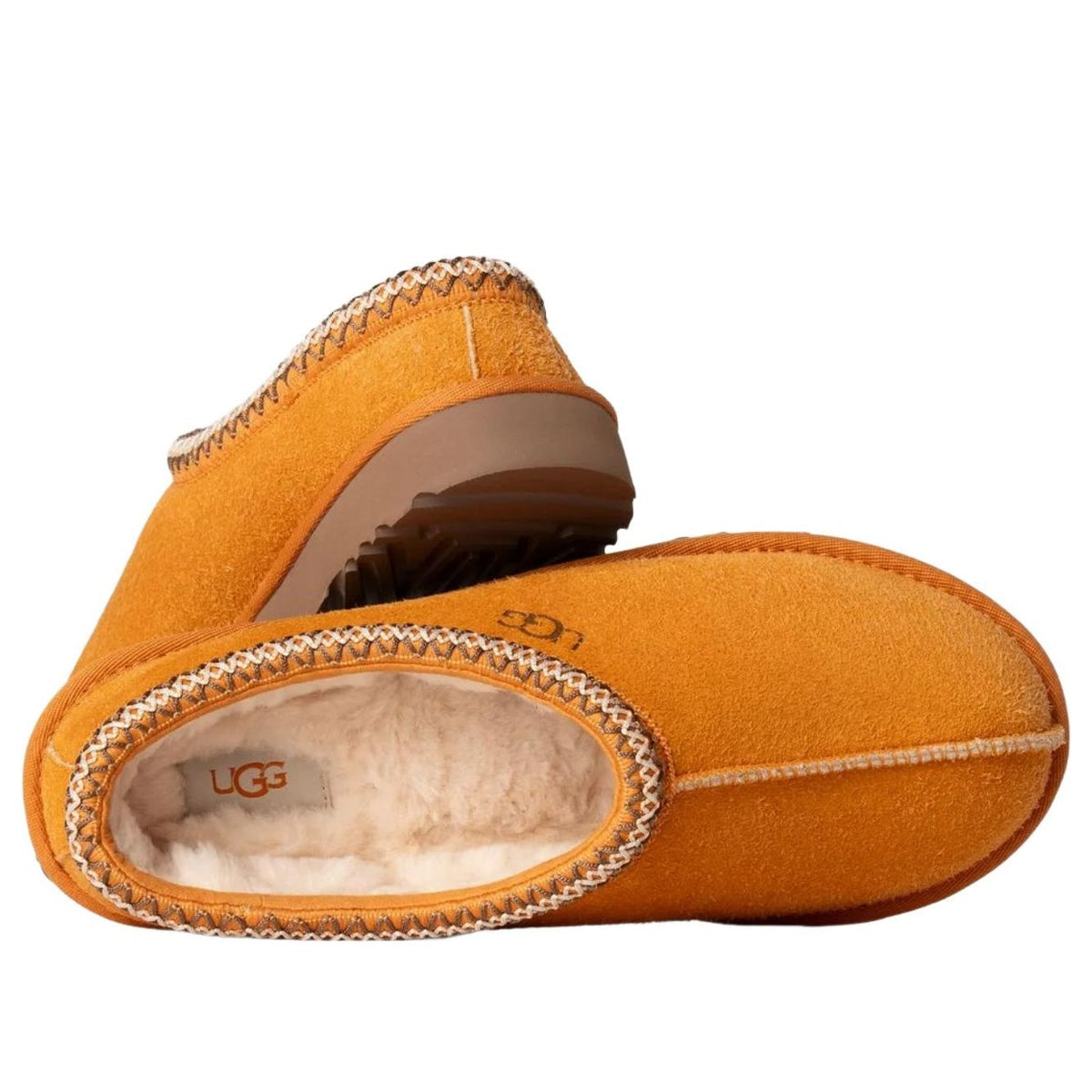 UGG Tasman Shaggy Suede Slipper Dark Apricot - 1166930-DCT - Mentastore
