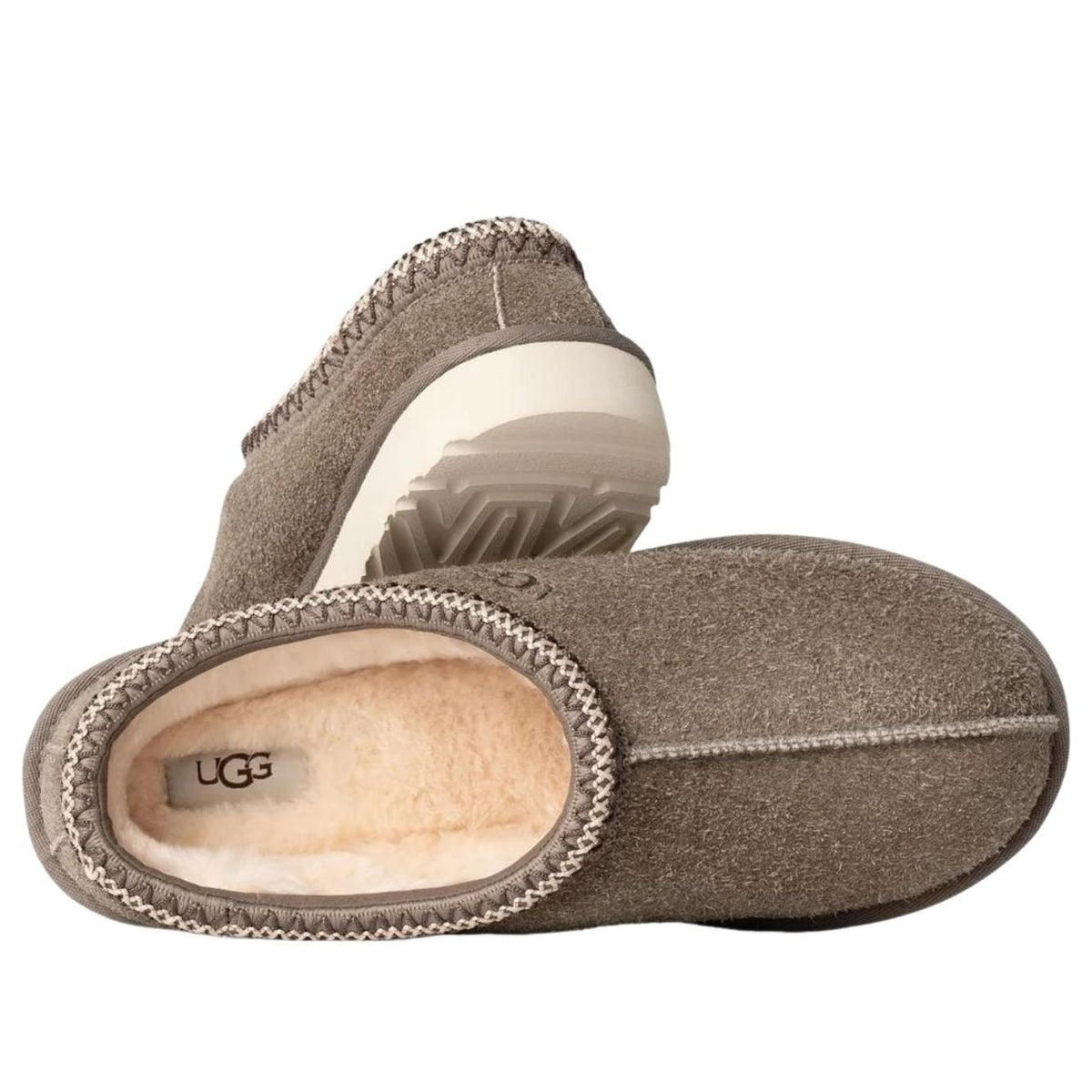 UGG Tasman Shaggy Suede Slipper Smoke Plume - 1166930-SKP - Mentastore
