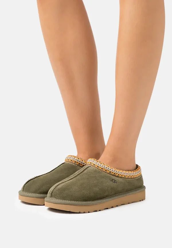 UGG Tasman Slipper Burnt Olive Black - UGG Tasman Slipper Burnt Olive Black - Mentastore