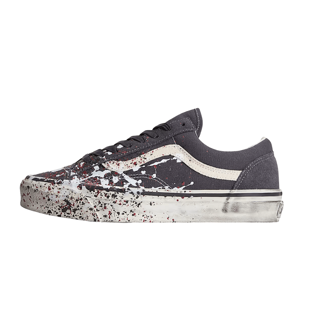 Vans Premium Old Skool 36 Paint Splatter Charcoal Grey - VN000D9RH91 - Mentastore