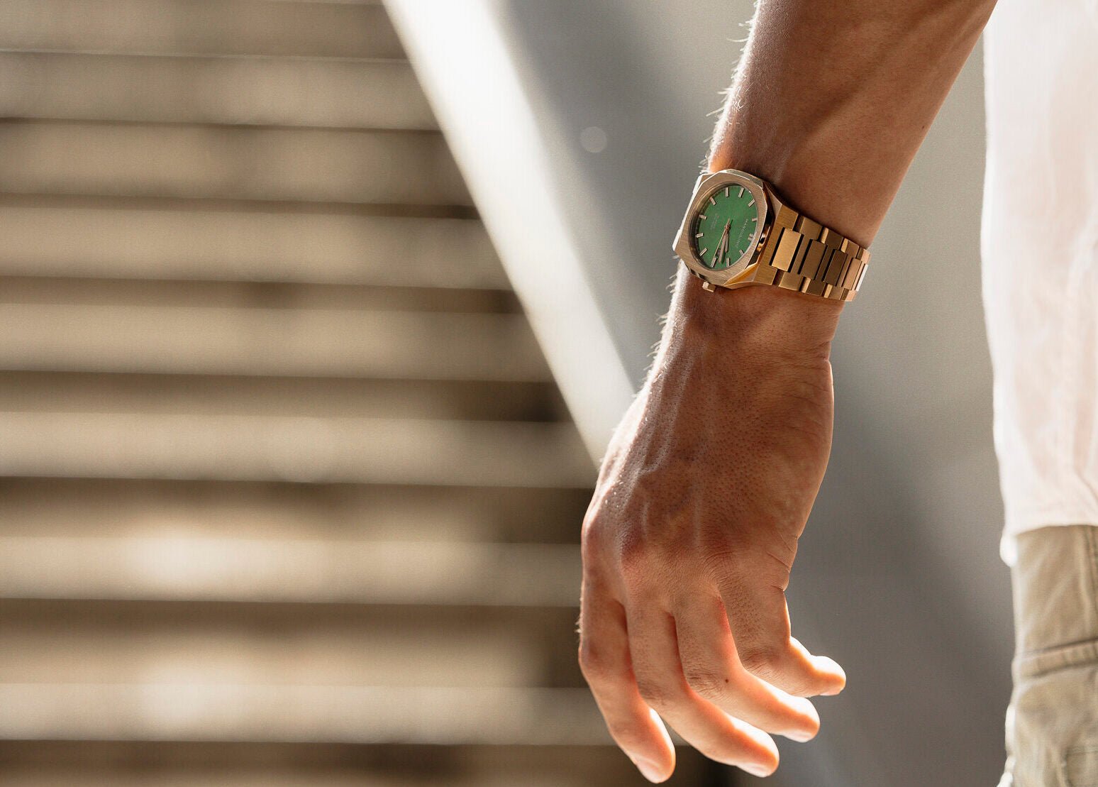 Watch - Masculino Gold Olive - 40mm - RD1965 - Mentastore