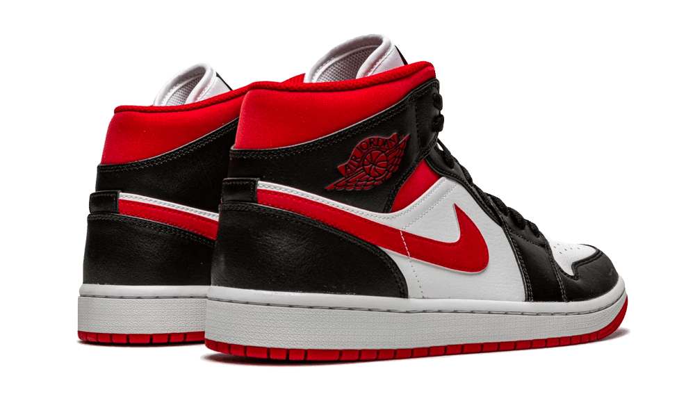 Air Jordan 1 Mid Gym Red Black White - DJ4695 - 122 - Mentastore
