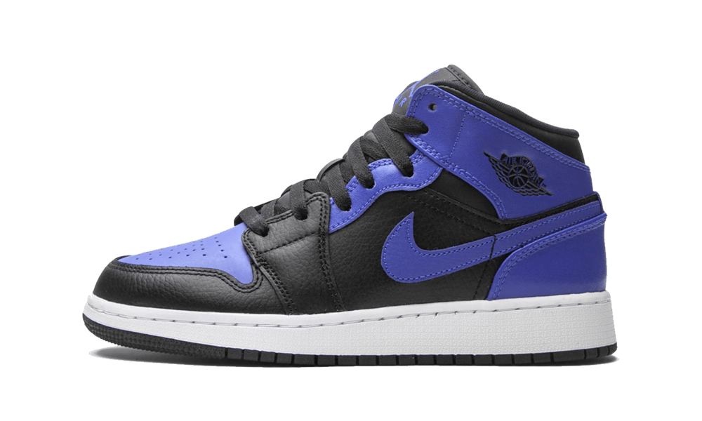 Air Jordan 1 Mid Hyper Royal (GS) - 554725 - 077 - Mentastore