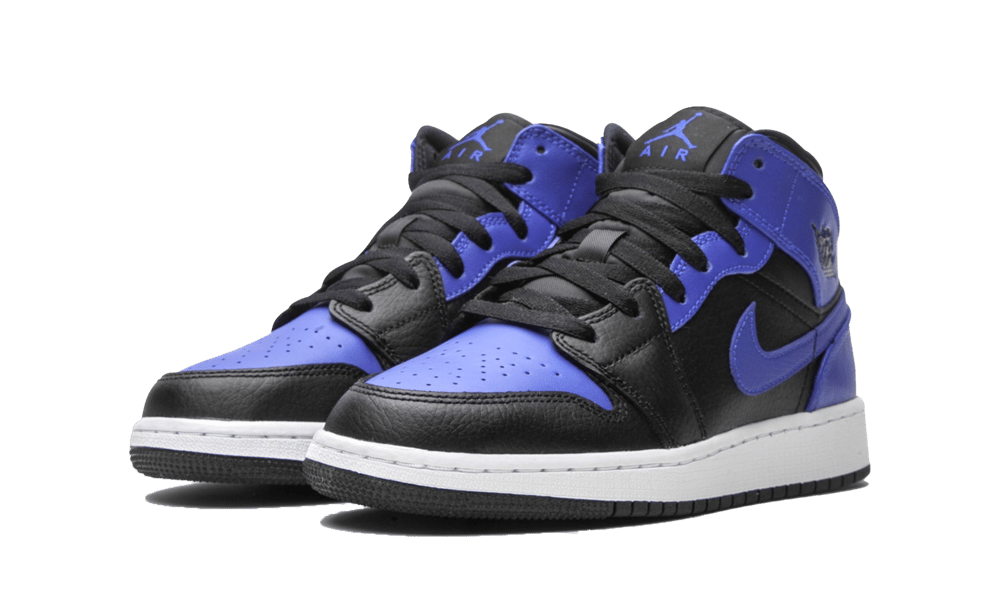 Air Jordan 1 Mid Hyper Royal (GS) - 554725 - 077 - Mentastore