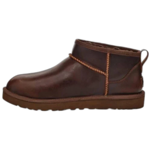 UGG Classic Ultra Mini LTHR Regen Boot Ironwood