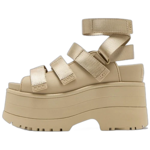 UGG GoldenRise Platform Sandals Mustard Seed (Women's)