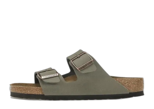 Birkenstock Arizona Birkibuc Stone (Women's)