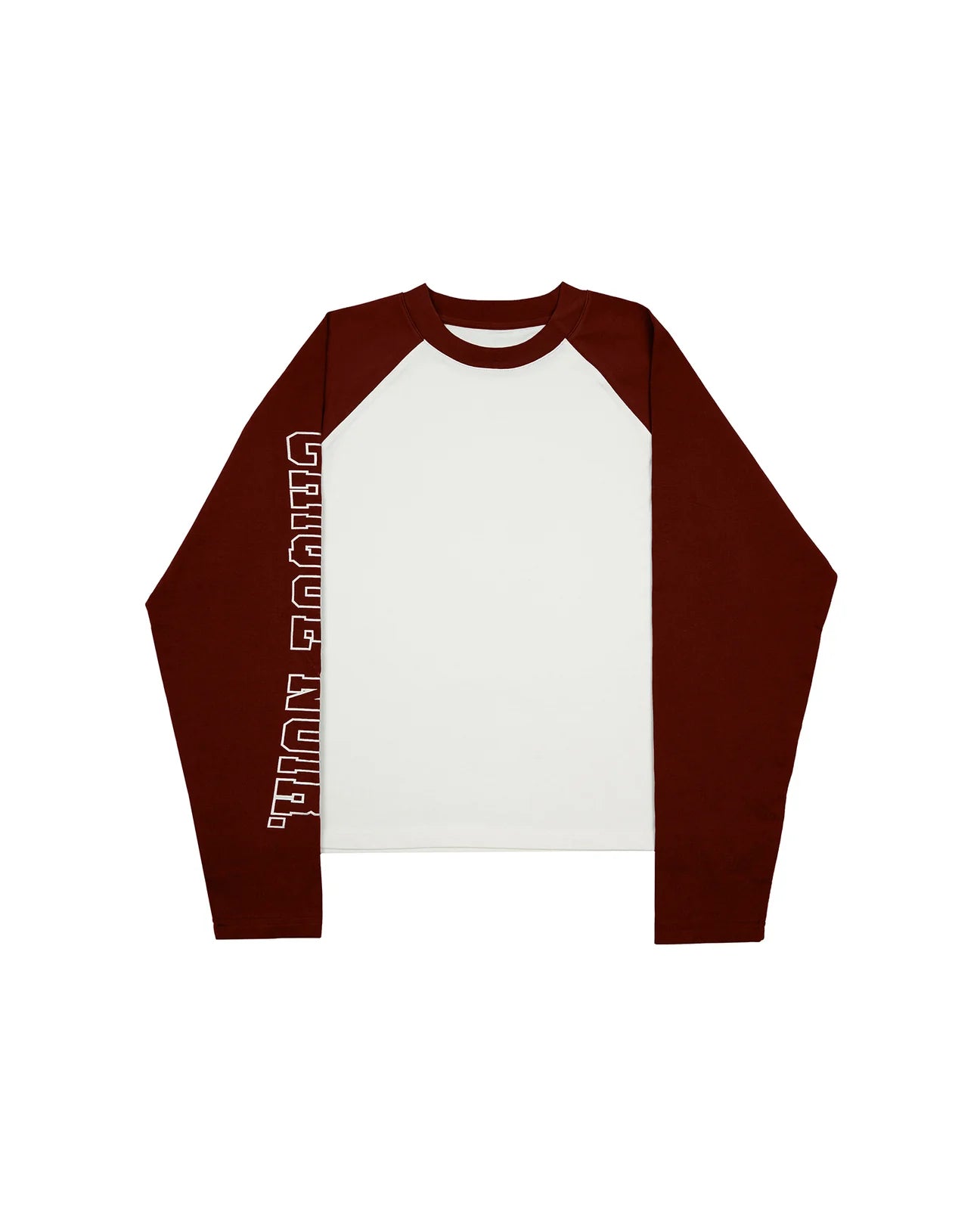 TWO TONE LONGSLEEVE | OFF-WHITE/CHERRY