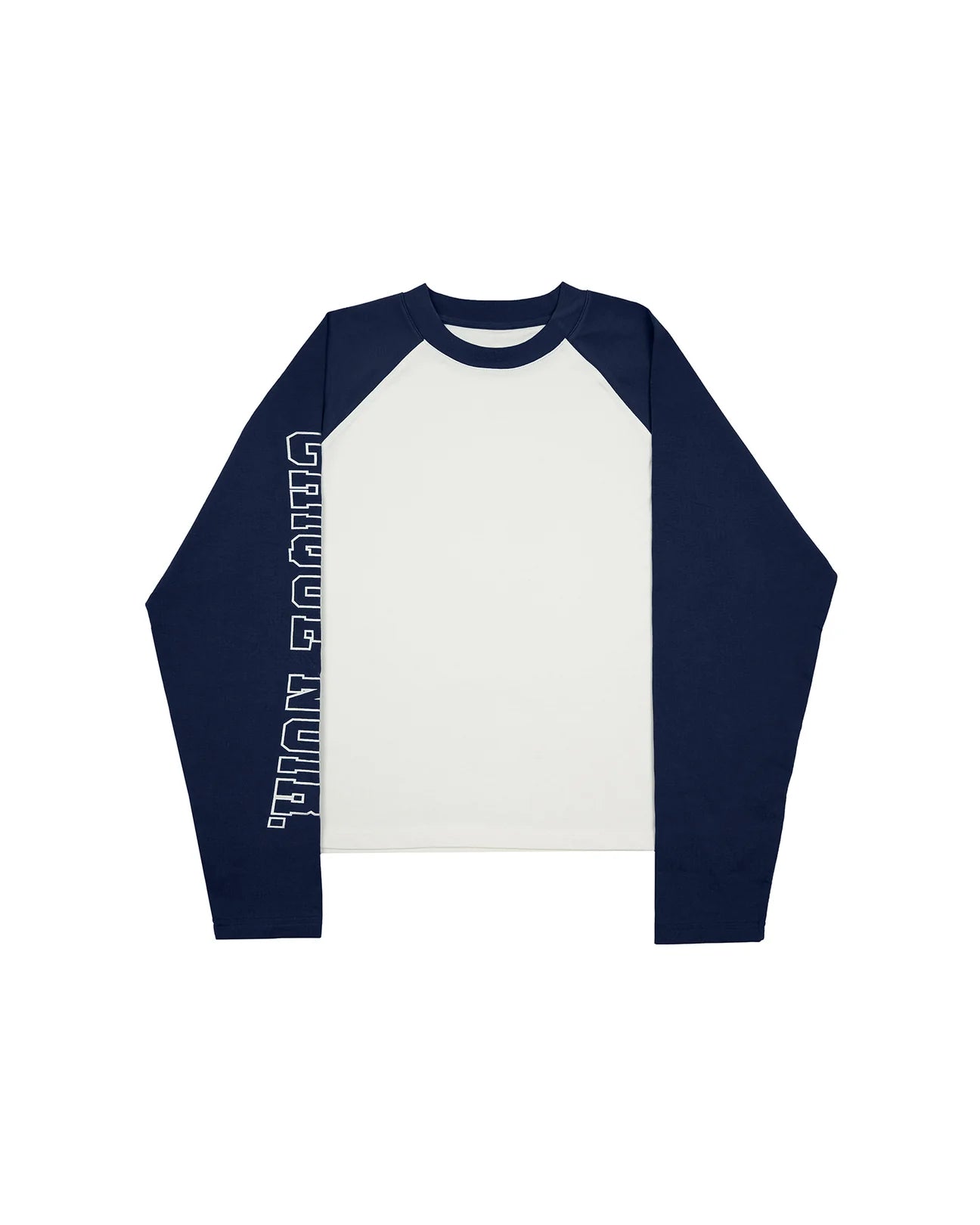 TWO TONE LONGSLEEVE | OFF-WHITE/NAVY