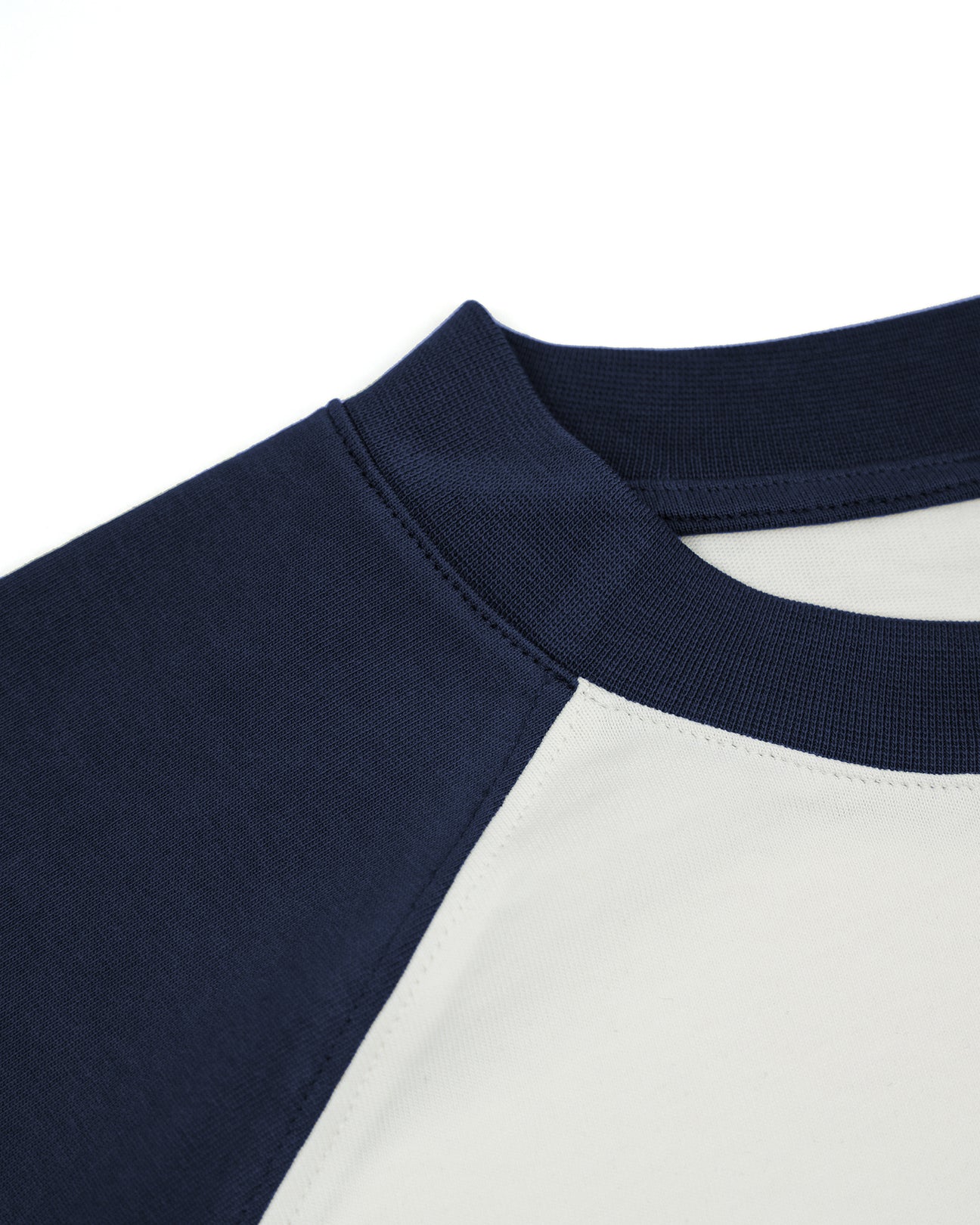 TWO TONE LONGSLEEVE | OFF-WHITE/NAVY