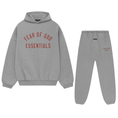 Fear of God Essentials FW24 Fleece Dark Heather State Full Set