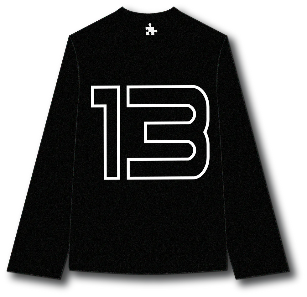 The Missing Piece -  Longsleeve 3.0 (Washed Black)