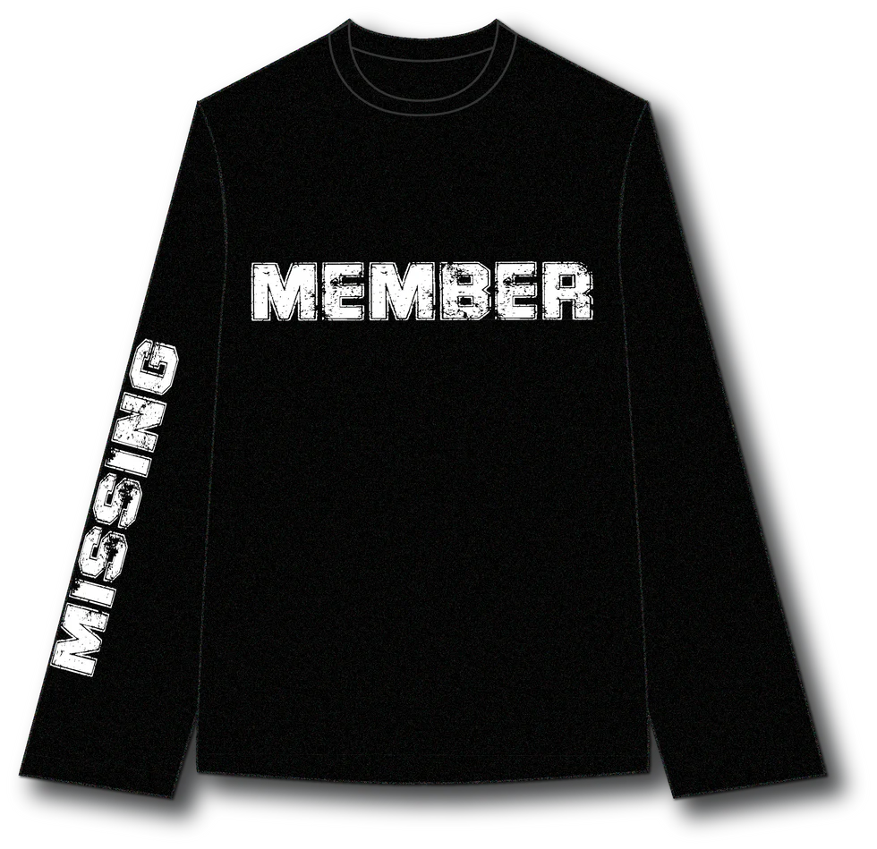 The Missing Piece -  Longsleeve 3.0 (Washed Black)