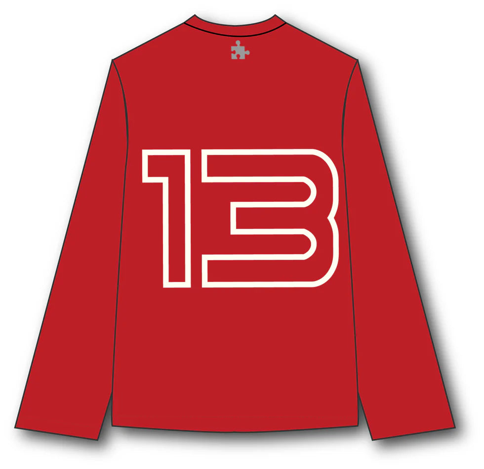 The Missing Piece - Longsleeve 3.0 (Racing Red)