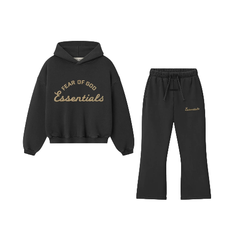 Fear of God Essentials Faded Black Kids