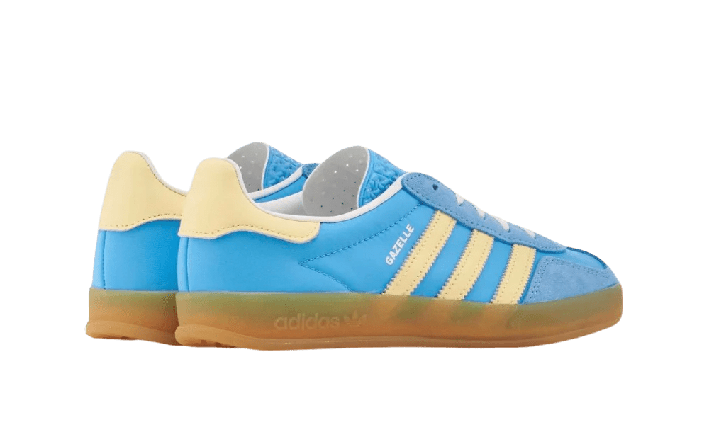 Adidas Gazelle Indoor Semi Blue Burst & Yellow (Women's) - IE2960 - Mentastore