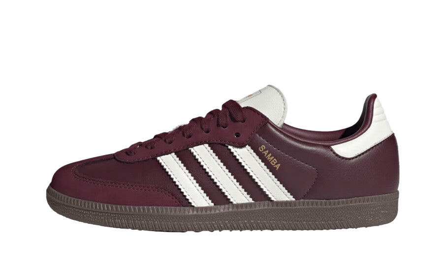 adidas Samba OG Maroon Off White Gum (Women's) - JR8844 - Mentastore
