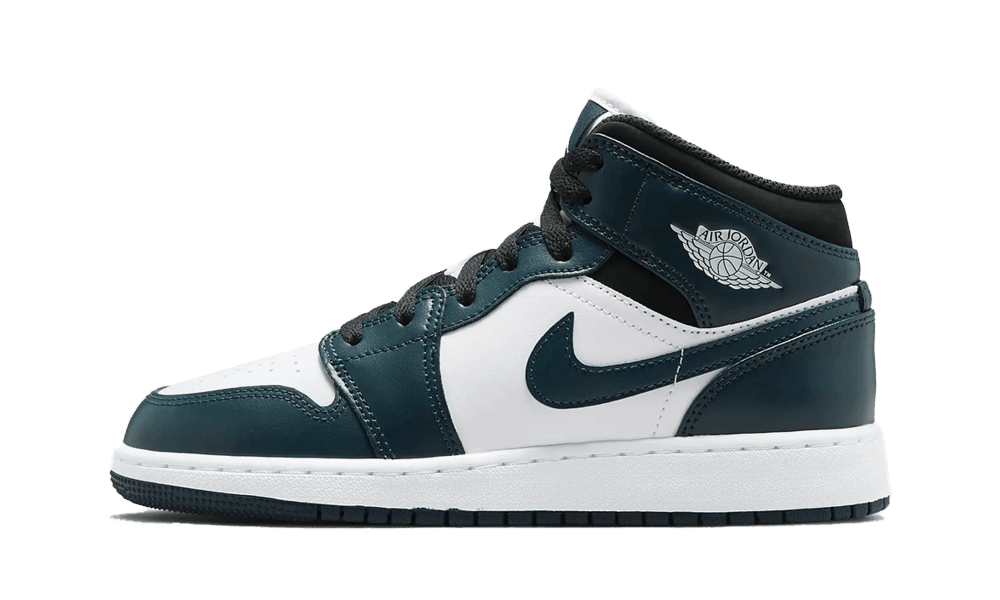 Air Jordan 1 Mid Dark Teal (554725-411)