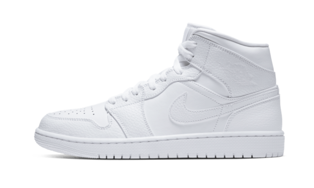 Air Jordan 1 Mid Triple White 2.0 (2020) - Mentastore