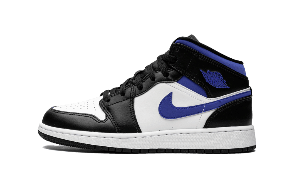 Air Jordan 1 Mid White Racer Blue - Mentastore