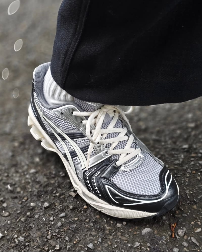 ASICS Gel-Kayano 14 Black Glacier Grey Silver