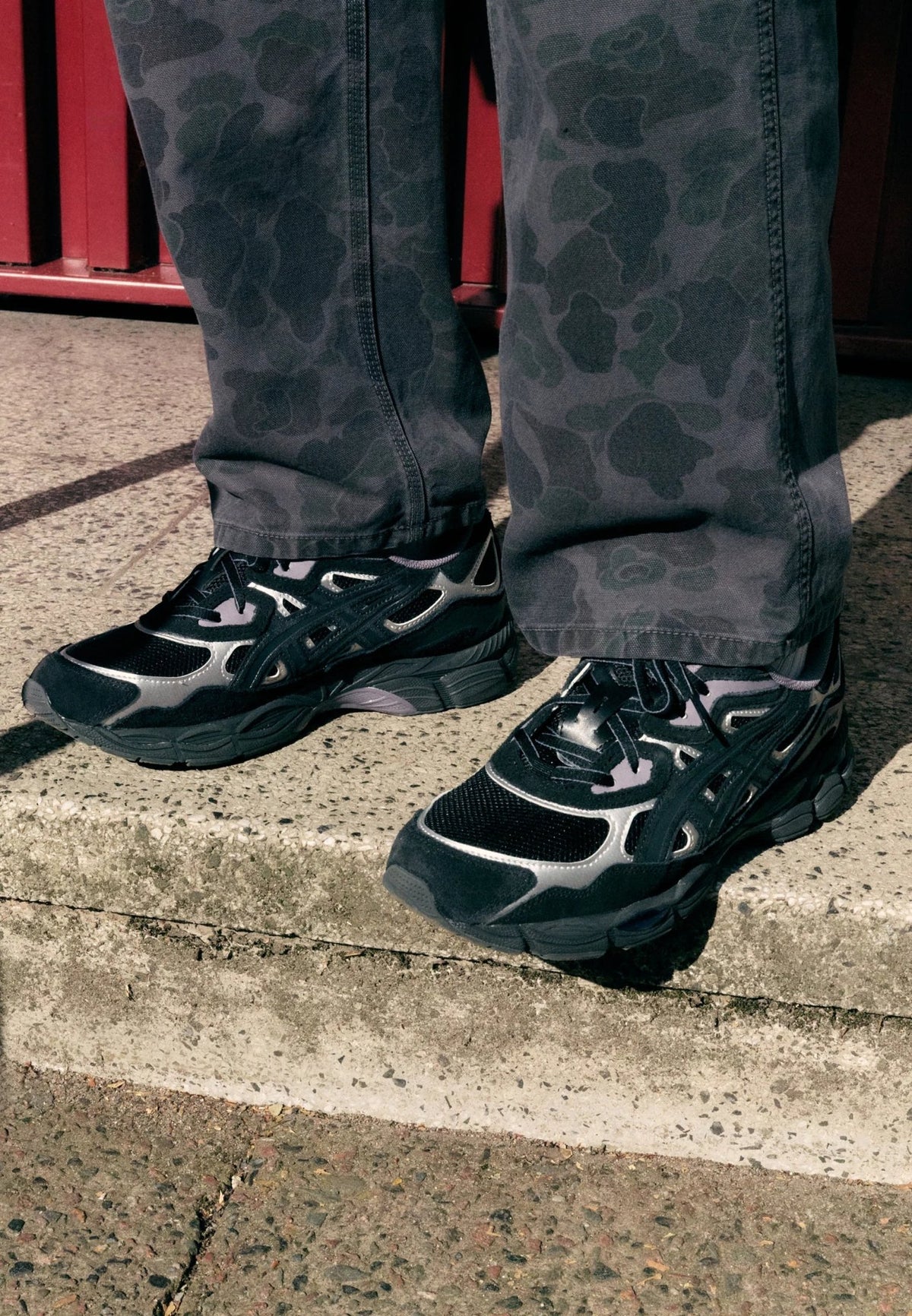 ASICS Gel-NYC Black Purple Graphite Grey - 1203A632-001 - Mentastore