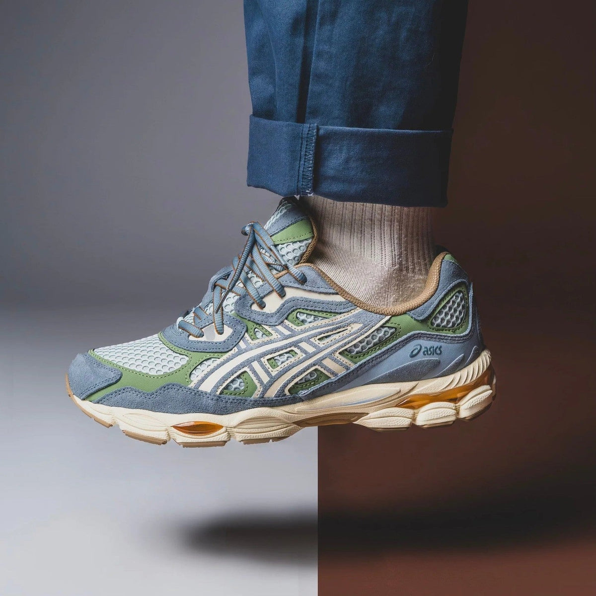 ASICS Gel-NYC Cold Moss Fjord Grey - 1203A372-403 - Mentastore