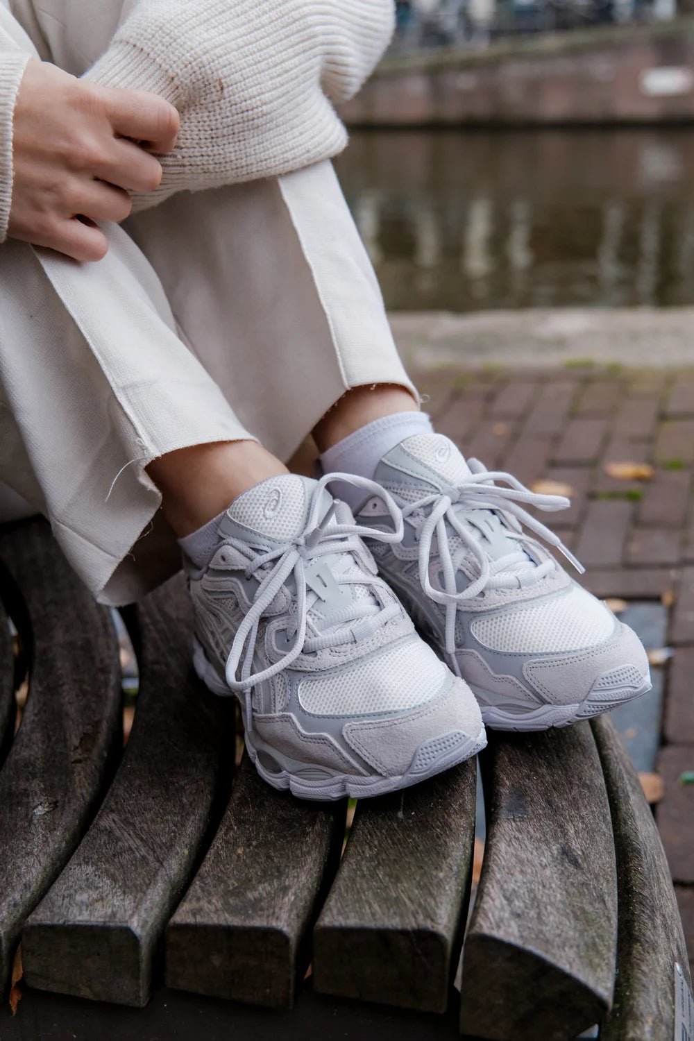 Asics Gel - NYC Cream grey - 1203A739 - 100 - Mentastore
