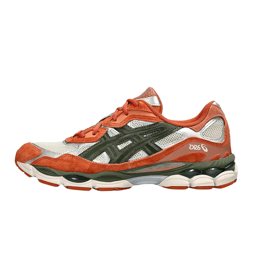 ASICS Gel-NYC Oatmeal Forest Green Orange - 1201A789-251 - Mentastore