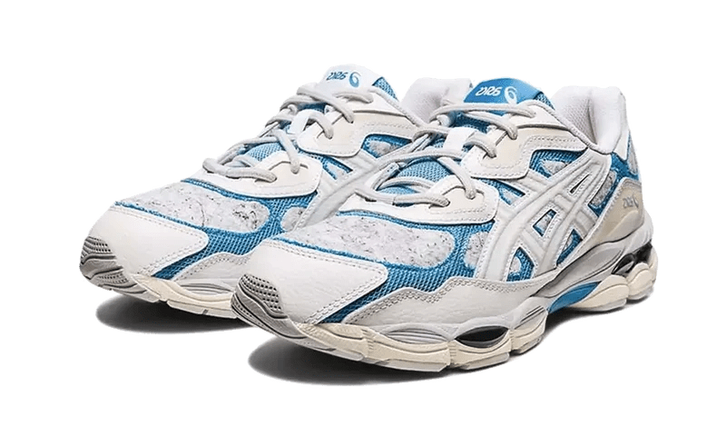 ASICS Gel - NYC White Dolphin Blue - 1203A281-100 - Mentastore