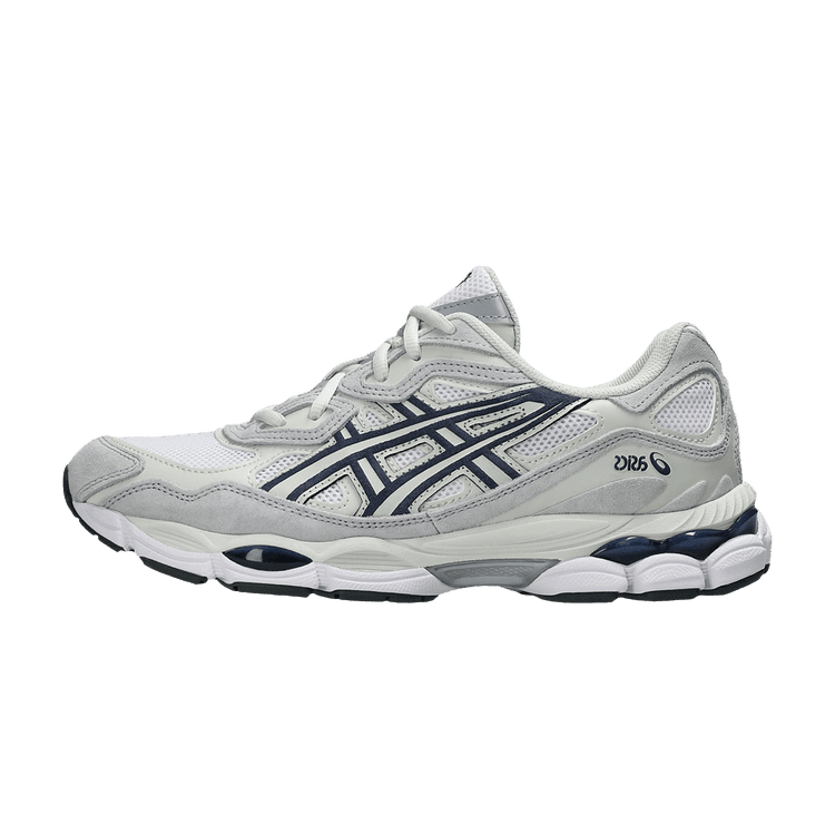 ASICS Gel-NYC White Midnight Navy Grey - 1203A383-118 - Mentastore