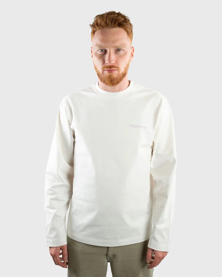 CHIQUE NOIR -ELEVEN LONGSLEEVE VINTAGE WHITE/PINK -  - Mentastore