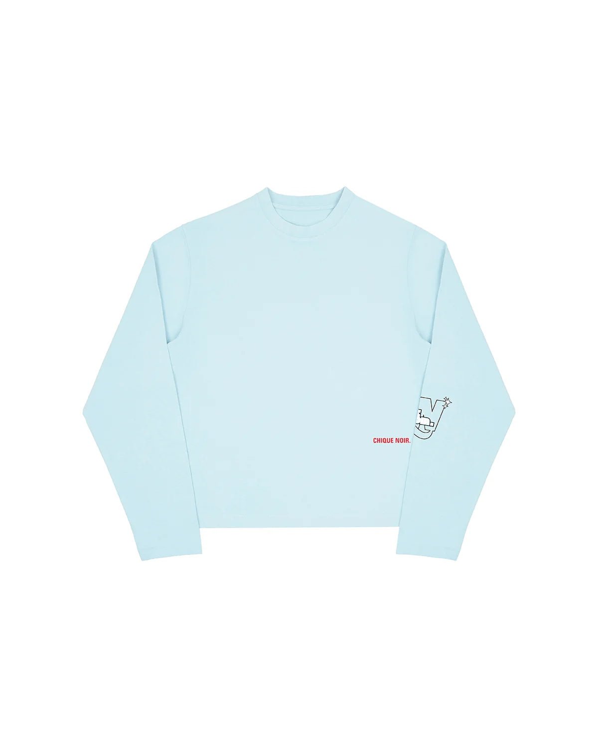 CHIQUE NOIR - ESSENTIAL LONGSLEEVE | BLUE -  - Mentastore