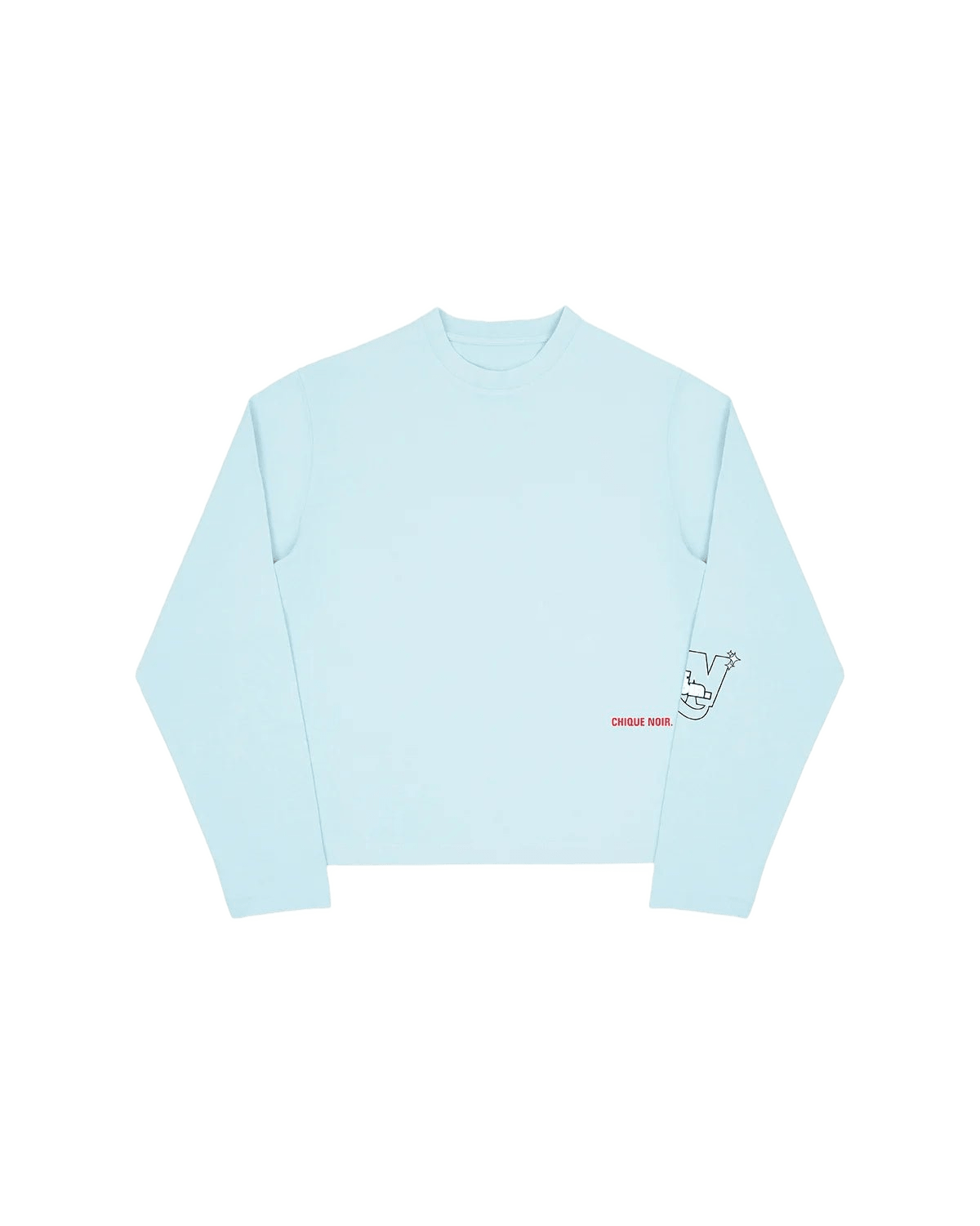 CHIQUE NOIR - ESSENTIAL LONGSLEEVE | BLUE -  - Mentastore