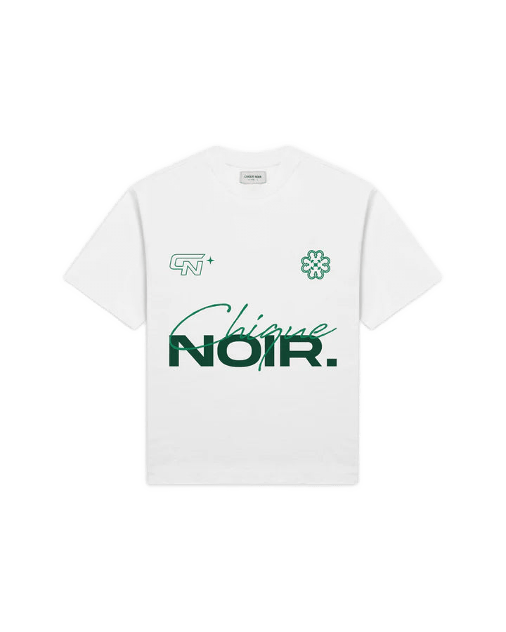 CHIQUE NOIR - GODS TEE WHITE/GREEN -  - Mentastore