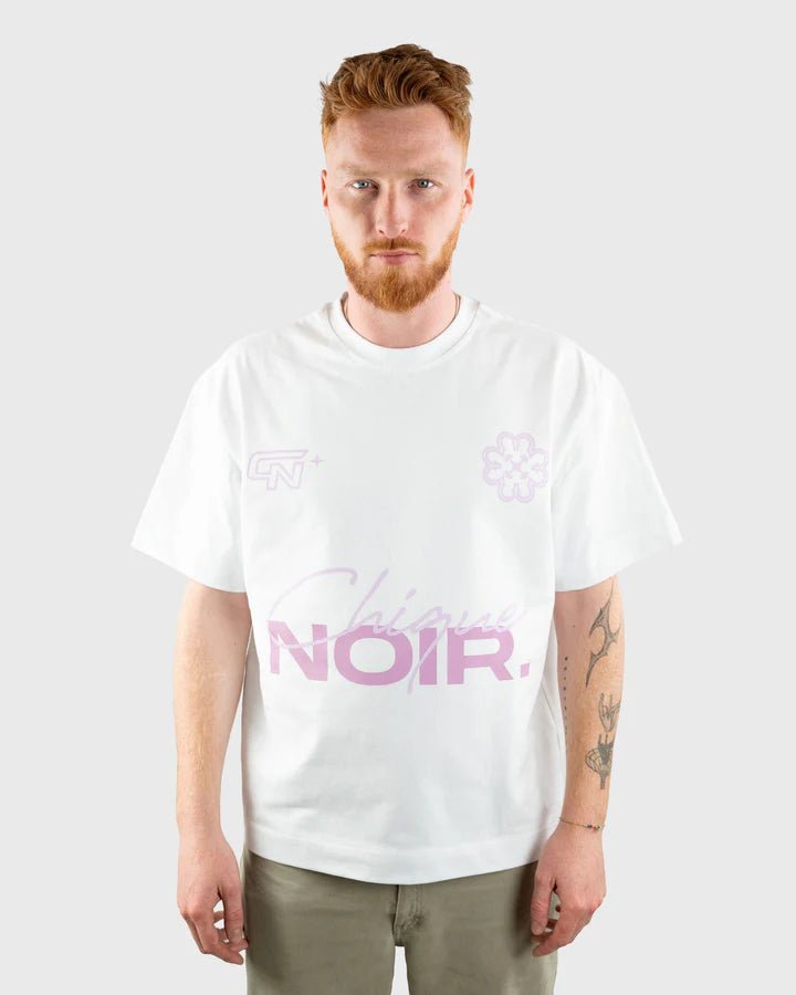 CHIQUE NOIR - GODS TEE WHITE/PINK -  - Mentastore