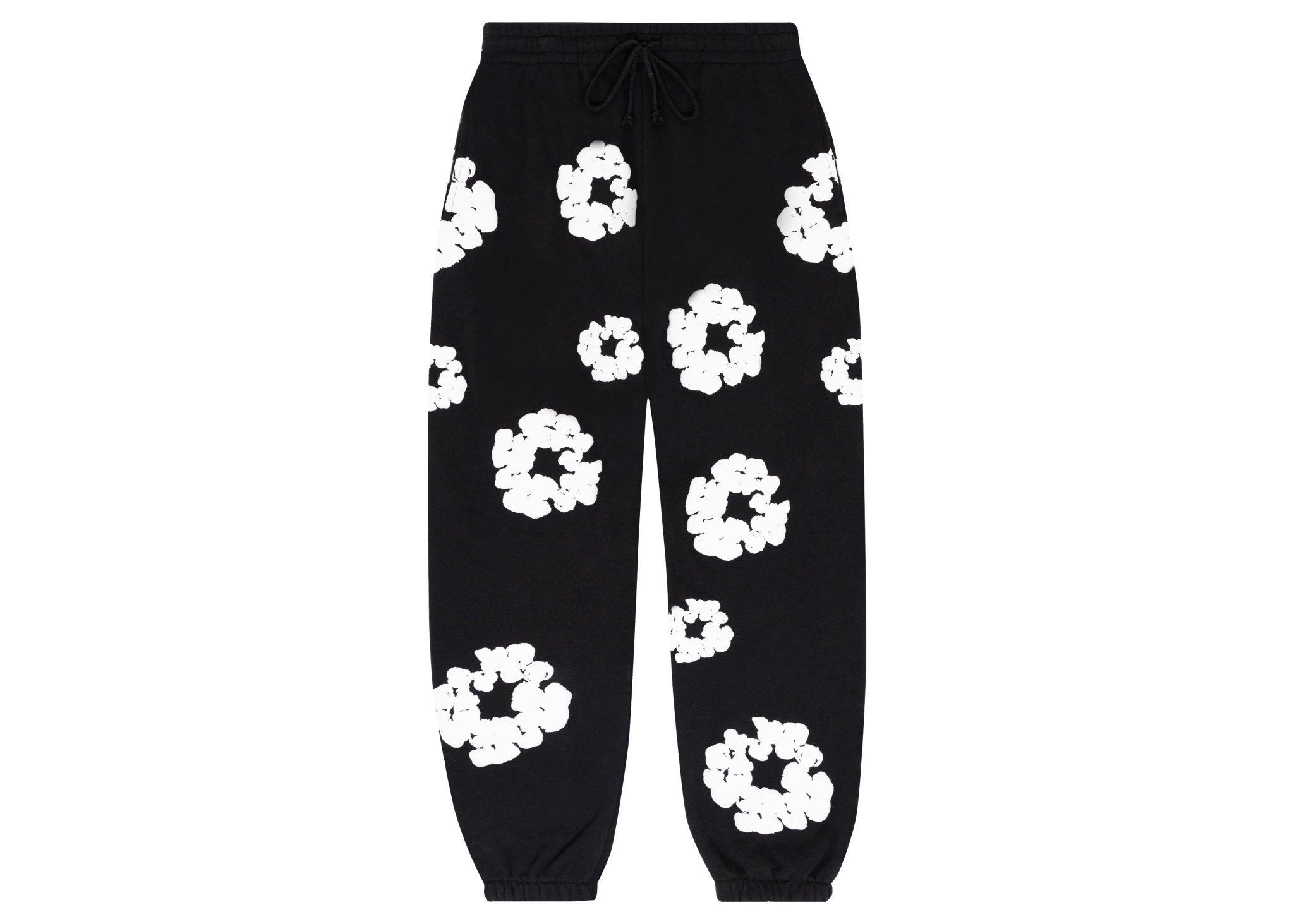 Denim tears the cotton wreath sweatpants black - Mentastore