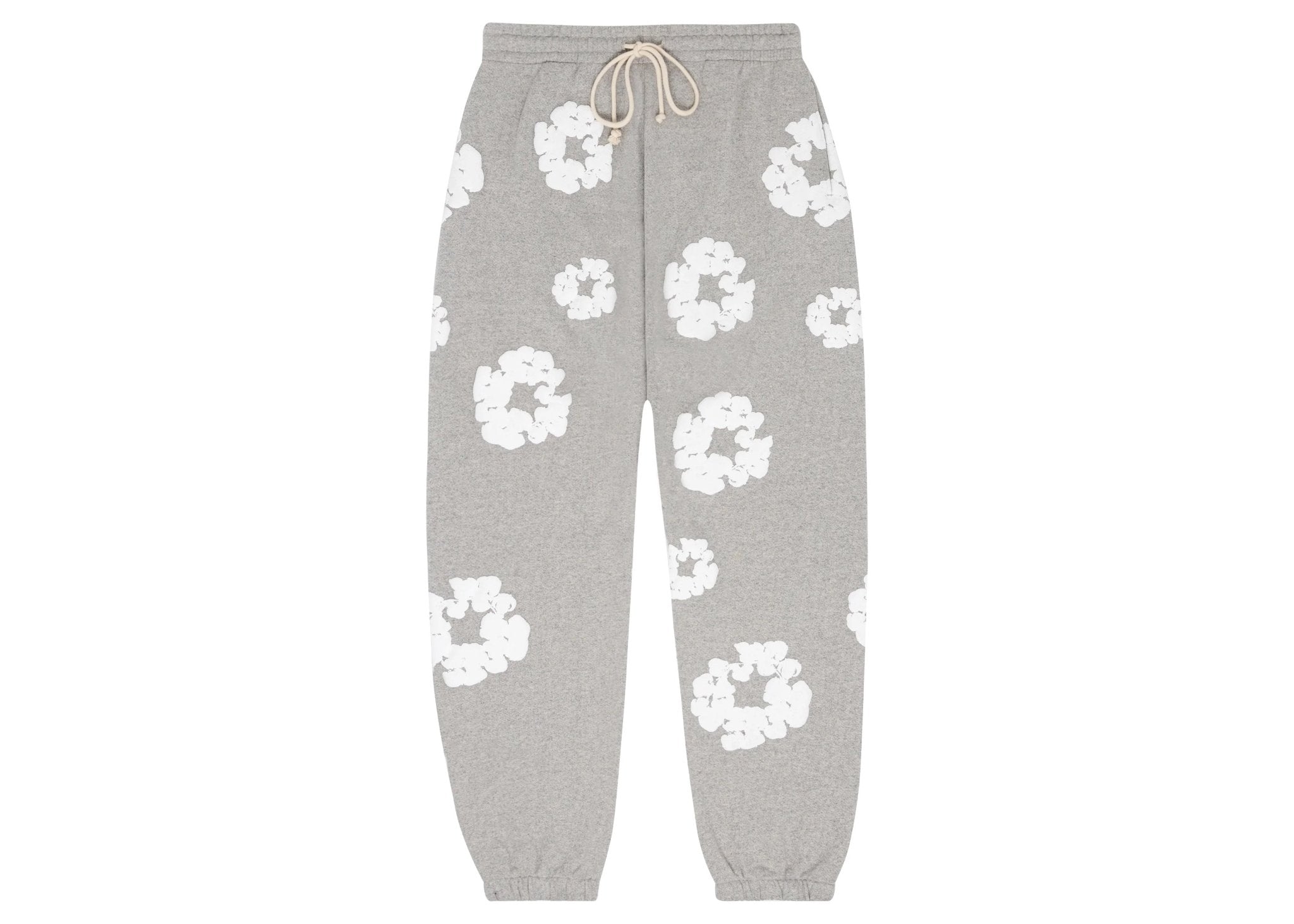 Denim tears the cotton wreath sweatpants grey - Mentastore