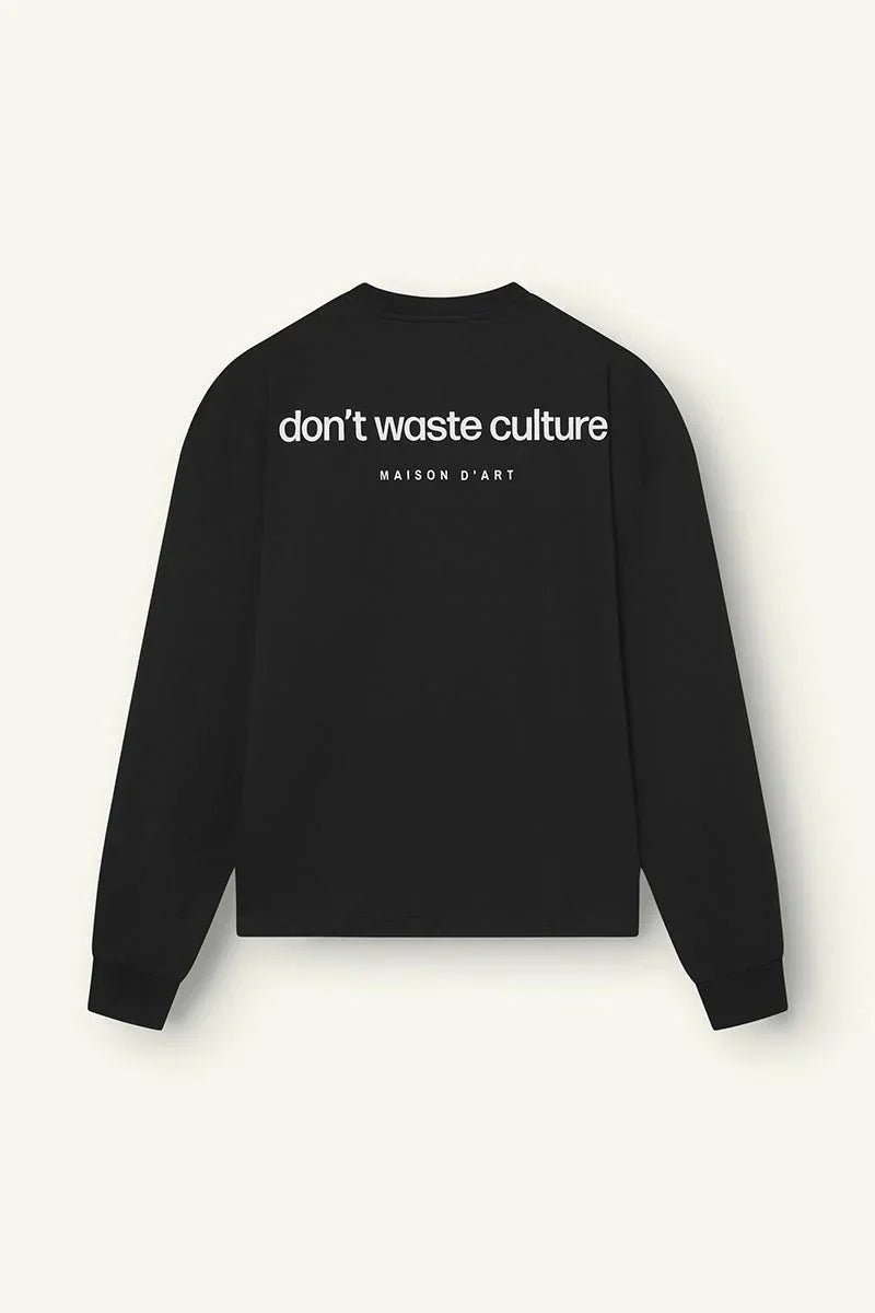 DON'T WASTE CULTURE - Anderson | Black - D12.1648 - Mentastore