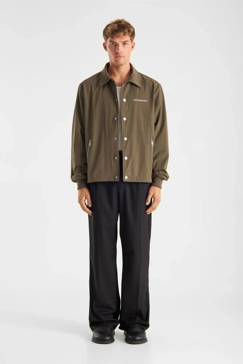 DON'T WASTE CULTURE - Cha | Khaki - D19.1596khaki - Mentastore