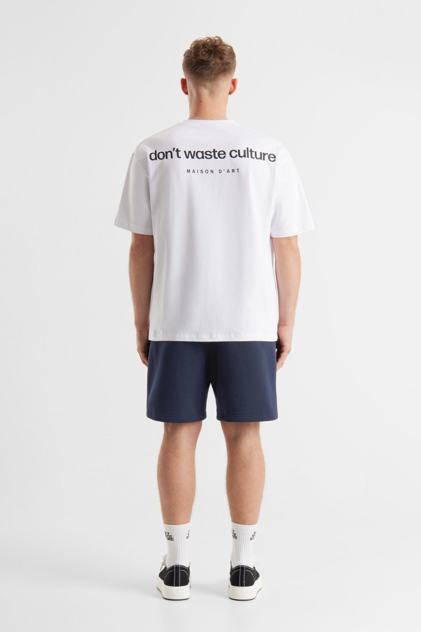 DON'T WASTE CULTURE Jerr | Navy Blue - Mentastore