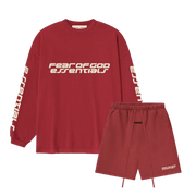 Fear of God Essentials 90's Crimson Summer Set