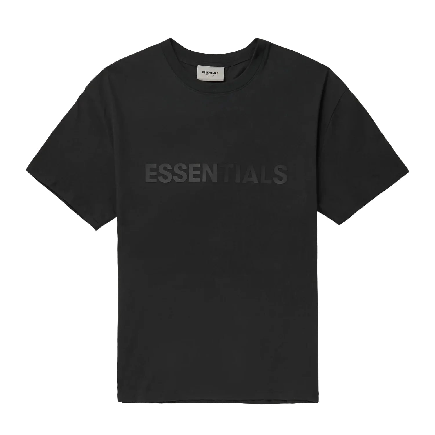 Fear of God Essentials Applique Logo T-Shirt Black - Mentastore